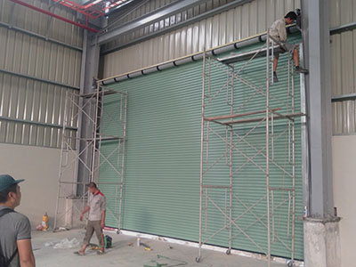 Tháo lắp di dời cửa cuốn